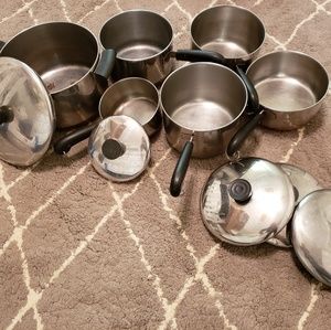 Vintage Revere Ware Copper Clad stainless steel 11